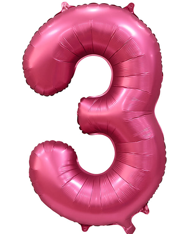 131063V_Шар_(34_86_см)_Цифра_3_Бордовый_Сатин_1_шт_в_упак blank