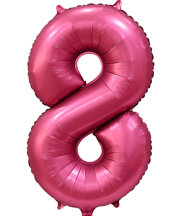 131068V_Шар_(34_86_см)_Цифра_8_Бордовый_Сатин_1_шт_в_упак blank